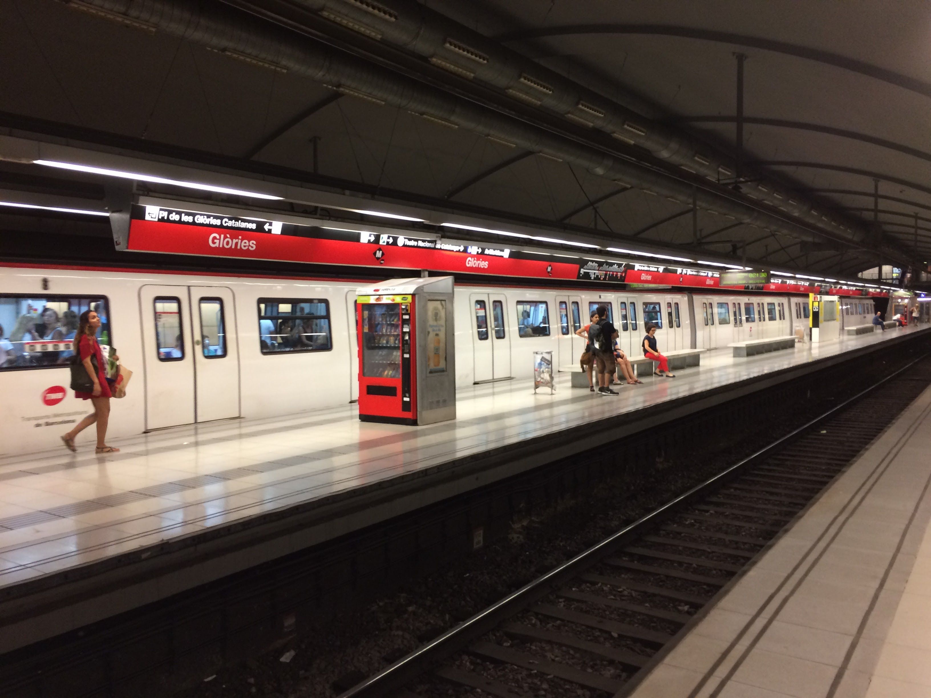 Metrostation in Barcelona